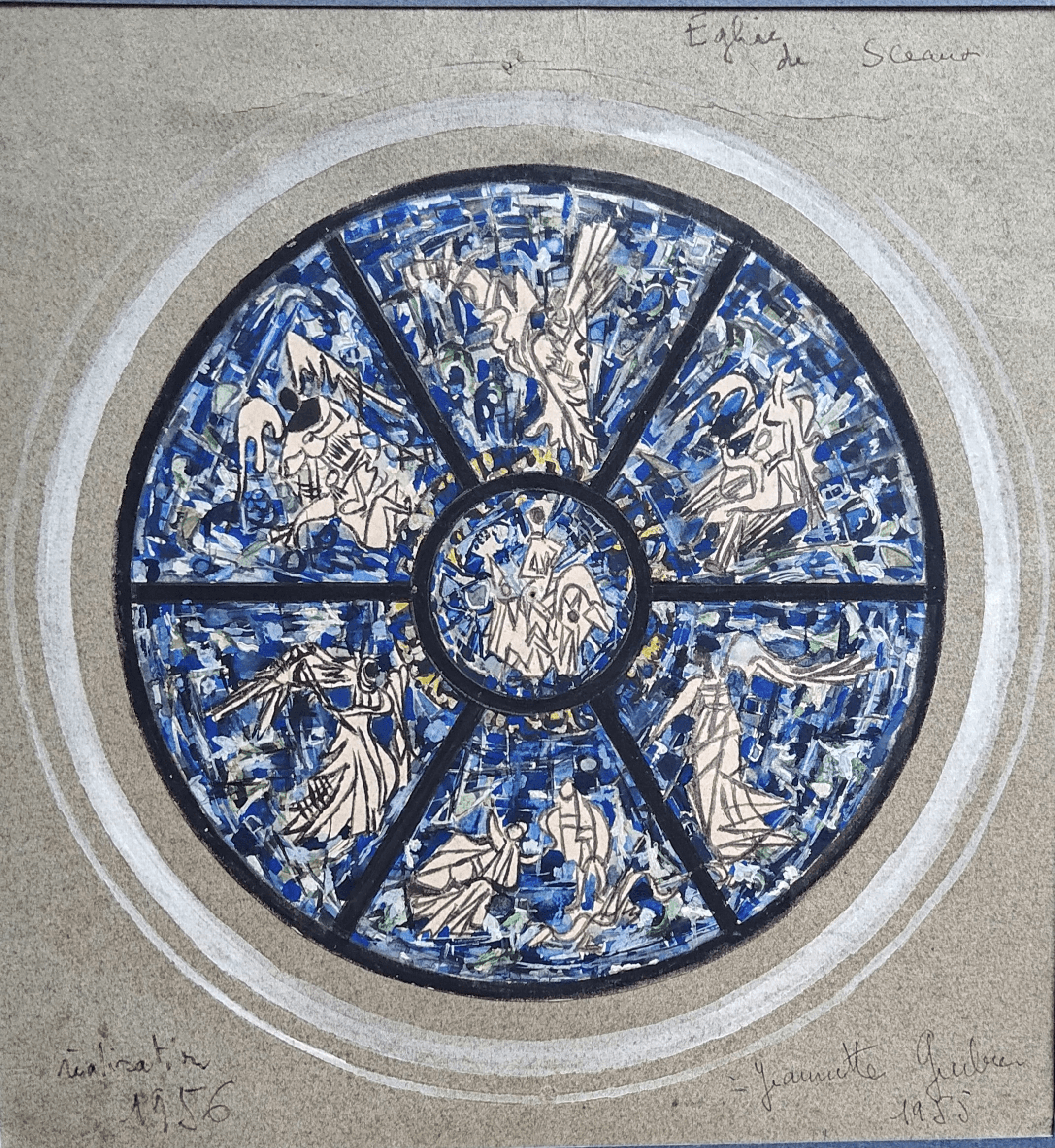 Rosace de la façade